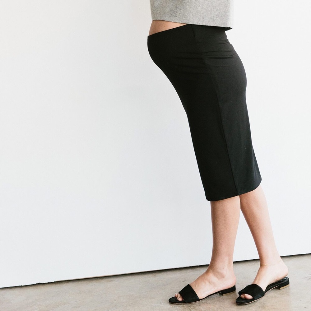 Storq Black Pencil Skirt